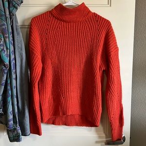 Daytrip Women’s Orange Chunky Sweater